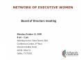 NETWORK OF EXECUTIVE WOMEN PowerPoint PPT Presentation