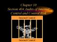Chapter 10 Section 404 Audits of Internal Control and Control Risk PowerPoint PPT Presentation