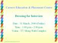Careers Education & Placement Centre PowerPoint PPT Presentation