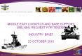 MIDDLE EAST LOGISTICS AND BASE SUPPORT (MELABS) REQUEST FOR TENDER INDUSTRY BRIEF 23 OCTOBER 2010 PowerPoint PPT Presentation