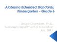 Alabama Extended Standards, Kindergarten - Grade 6 PowerPoint PPT Presentation