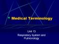Medical Terminology PowerPoint PPT Presentation