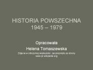 HISTORIA POWSZECHNA 1945 