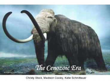 The Cenozoic Era http://bluepyramid.org/ia/woolmamm.jpg