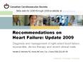 Recommendations on Heart Failure: Update 2009 PowerPoint PPT Presentation