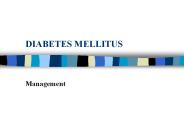 DIABETES MELLITUS