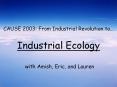 CAUSE 2003: From Industrial Revolution to PowerPoint PPT Presentation