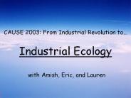 CAUSE 2003: From Industrial Revolution to