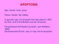Apo: Greek: from, away PowerPoint PPT Presentation