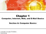 Chapter 1 Computer, Internet, Web, and E-Mail Basics
