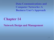 Network Design and Management