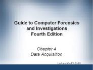 Data Acquisition