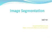 Image Segmentation