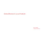 Global Brands & Local Markets