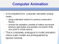 Computer Animation PowerPoint PPT Presentation