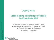 JCTVC-A116 Video Coding Technology Proposal by Fraunhofer HHI