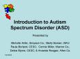 Introduction to Autism Spectrum Disorder (ASD) PowerPoint PPT Presentation
