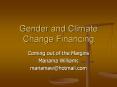 Gender and Climate Change Financing PowerPoint PPT Presentation