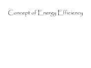 Concept of Energy Efficiency