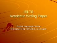 IELTS Academic Writing Paper