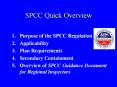 SPCC Quick Overview PowerPoint PPT Presentation