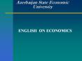 Azerbaijan State Economic University PowerPoint PPT Presentation