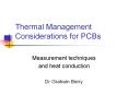Thermal Management Considerations for PCBs PowerPoint PPT Presentation