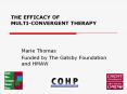 THE EFFICACY OF MULTI-CONVERGENT THERAPY PowerPoint PPT Presentation