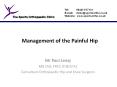 Management of the Painful Hip PowerPoint PPT Presentation
