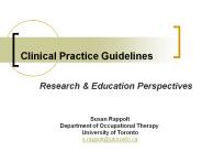 Clinical Practice Guidelines