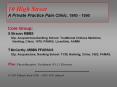 10 High Street A Private Practice Pain Clinic. 1980 - 1990 PowerPoint PPT Presentation