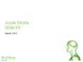 Acute Stroke Slide Kit PowerPoint PPT Presentation