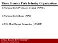 Three Primary Pork Industry Organizations PowerPoint PPT Presentation