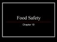 Food Safety PowerPoint PPT Presentation