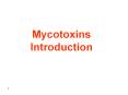 Mycotoxins PowerPoint PPT Presentation