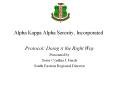 Alpha Kappa Alpha Sorority, Incorporated PowerPoint PPT Presentation
