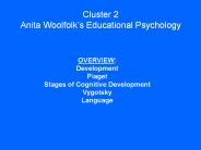 Cluster 2 Anita Woolfolk