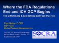 Where the FDA Regulations End and ICH GCP Begins The Differences & Similarities Between the Two PowerPoint PPT Presentation