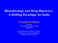 Biotechnology and Drug Discovery- A Shifting Paradigm for PowerPoint PPT Presentation