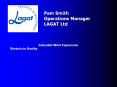 Pam Smith Operations Manager LAGAT Ltd Extended Work PowerPoint PPT Presentation