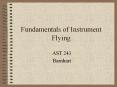 Fundamentals of Instrument Flying PowerPoint PPT Presentation