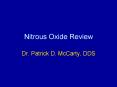 Nitrous Oxide Review PowerPoint PPT Presentation