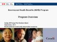 Non-Insured Health Benefits (NIHB) Program PowerPoint PPT Presentation