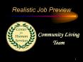 Realistic Job Preview PowerPoint PPT Presentation