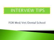 INTERVIEW TIPS