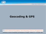 Geocoding & GPS