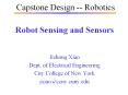 Robot Sensing and Sensors PowerPoint PPT Presentation