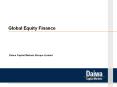 Global Equity Finance Daiwa Capital Markets Europe Limited PowerPoint PPT Presentation