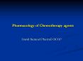 Pharmacology of Chemotherapy agents PowerPoint PPT Presentation