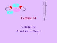 Antidiabetic Drugs